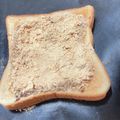クックM6DK2O☆'s cooksnap of when they made サクサク香ばし♪チョコ胡麻きなこトースト.