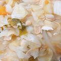 ハラクン's cooksnap of when they made 何故か美味しい…セロリアンスープ.
