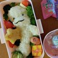 ひよママぴっこ's cooksnap of when they made 簡単❋ キャラ弁 白イルカ♡.