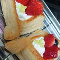 冴凛涼's cooksnap of when they made 冷凍パイシートで簡単！いちごパイ♡.