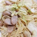 ★ぱる★'s cooksnap of when they made キャベツとウインナーの和風パスタ.
