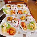 ギァー's cooksnap of when they made サンタいなり★クリスマスキャラ弁 お弁当.
