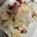 わたるんママ's cooksnap of when they made 簡単早い！タコとキャベツのガーリック炒め.
