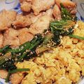 akiyuママ's cooksnap of when they made 簡単＆節約★ジューシー鶏ささみ丼.