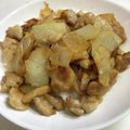 hirosabumi's cooksnap of when they made 鶏ももとじゃがいものガーリックバター焼き.