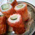 あーかえ's cooksnap of when they made 竹輪ときゅうりのゴマ油炒め.