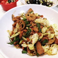 クックE662AA☆'s cooksnap of when they made 残った照焼きチキンの切落しで 青椒肉絲風.