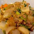 ﾕｶりんご's cooksnap of when they made カブのとろーりひき肉あんかけ.