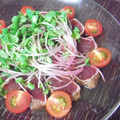 くんすけ's cooksnap of when they made ちょっとスパイシーなマグロのたたき.