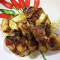 ☆ura's cooksnap of when they made 鶏肉のこってり焼き.