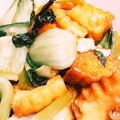 ひなた１０１６'s cooksnap of when they made 超簡単！厚揚げと青梗菜の中華風炒め！！.
