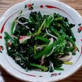 ポニーリボン's cooksnap of when they made 生姜にんにく風味のほうれん草カニかま.