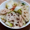ポニーリボン's cooksnap of when they made 白菜とレンコンの炒め煮.