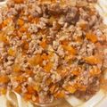 こつぶのおかあちゃま's cooksnap of when they made 子供大好き☆甘い肉味噌うどん♪.