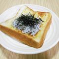 ＠迷子＠'s cooksnap of when they made おうちカフェ♪しらすトースト.