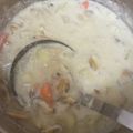 ヘルシーみちこ's cooksnap of when they made 殻付きあさりで　豆乳のクラムチャウダー.