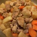 cowgirl62's cooksnap of when they made 鳥ももと大根蒟蒻のピリ辛生姜炒め煮込み.