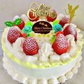 クック9CGDVK☆'s cooksnap of when they made 簡単イチゴのクリスマスケーキ.