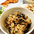 みーちゃん⑅*.♡ママ's cooksnap of when they made 簡単☆ヒジキとワカメの炊き込みご飯☆.
