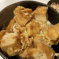 ルナＰボール's cooksnap of when they made 厚揚げの卵とじ丼.