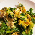 さちぶた♪'s cooksnap of when they made 大根葉の卵とじ炒め.