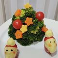 nachichoco's cooksnap of when they made ブロッコリーで作る簡単クリスマスツリー.