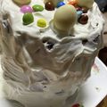 kinkinsan's cooksnap of when they made ★簡単！果物溢れ出す誕生日ケーキ★.