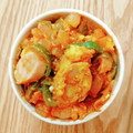 neko＊and…'s cooksnap of when they made 簡単！ふわふわ魚ニソ卵のエビチリ風.