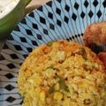 圭佑ママ's cooksnap of when they made 残りご飯で☆炒めるカレーピラフ.