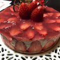 ぴかっちょん's cooksnap of when they made オーブン不要で苺ムースチーズケーキ.