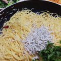 わかポン☆'s cooksnap of when they made 簡単パスタ☆釜揚げしらすペペロンチーノ.