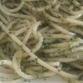 seraco's cooksnap of when they made かったさんちのジェノベーゼスパゲティ.