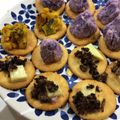 tomitomico's cooksnap of when they made かぼちゃサラダ&ポテトサラダのカナッペ☆.