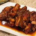 5chan's cooksnap of when they made 激ウマ♪豚スペアリブのハニーマスタード煮.