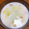 だいすけはん's cooksnap of when they made 白菜とベーコンのクリームスープ.