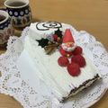 kchil's cooksnap of when they made クリスマスケーキ★白いブッシュドノエル.
