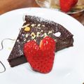 くまぴこ222's cooksnap of when they made 生チョコ風★とろけるチョコチーズケーキ♪.