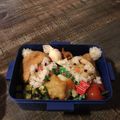 warabbeee's cooksnap of when they made サンタいなり★クリスマスキャラ弁 お弁当.