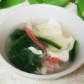 mielle's cooksnap of when they made ◎カニカマ春雨中華スープ◎.