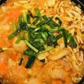 とん子♪'s cooksnap of when they made お安く簡単！もやしのピリ辛味噌鍋.
