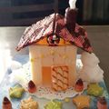 ☆ちゃんペコ☆'s cooksnap of when they made 市販のお菓子だけで簡単♪お菓子の家♪.