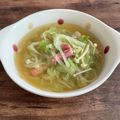 hitomi41's cooksnap of when they made ♪えのきベーコンレタススープ♪.