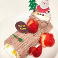 moeoke's cooksnap of when they made 聖夜じゃなくてもお一人様ブッシュドノエル.