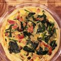 シナモンかおる's cooksnap of when they made クリスマスに♪ほうれん草ベーコンキッシュ.