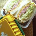 山ばあば's cooksnap of when they made 簡単☆刻みキャベツ刻みハムのホットサンド.