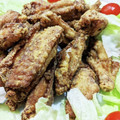 つね王's cooksnap of when they made ⭐️美味冷めてもサクサク手羽中のから揚げ.