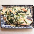 lazy8's cooksnap of when they made サーモンとほうれん草のクリーム煮.