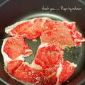 GoGo島みかん's cooksnap of when they made 美味しい基本のすき焼きと〆うどん作り方♡.
