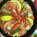 ♡BELLこりん♡'s cooksnap of when they made フライパン1つ！S&Bの素で本格パエリア.