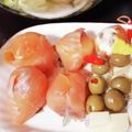 雨の匂い's cooksnap of when they made クリームチーズとサーモン/生ハムおつまみ.